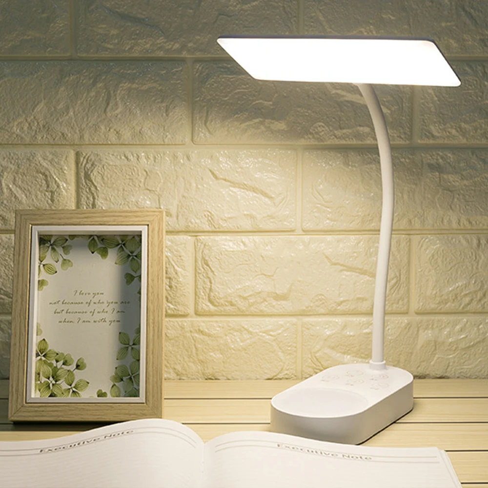 LED USB Rechargeable Table Lamp Desk Light Flexible Adjustable Angle | Лампы и освещение