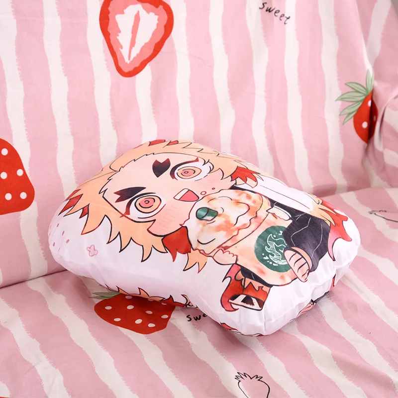 

45cm Japan Cute Anime Demon Slayer: Kimetsu No Yaiba Tanjirou Nezuko Rengoku Kyoujurou Soft Plush Pillow Doll
