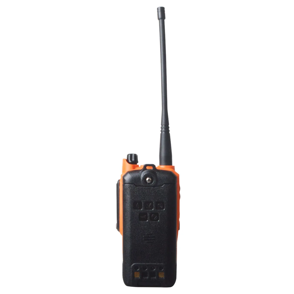 Orange Walkie Talkie UV-9R Plus UHF VHF Dual Band IP57 Waterproof 8W 128Ch VOX FM Portable Two Way Radio UV9R Plus with Headset
