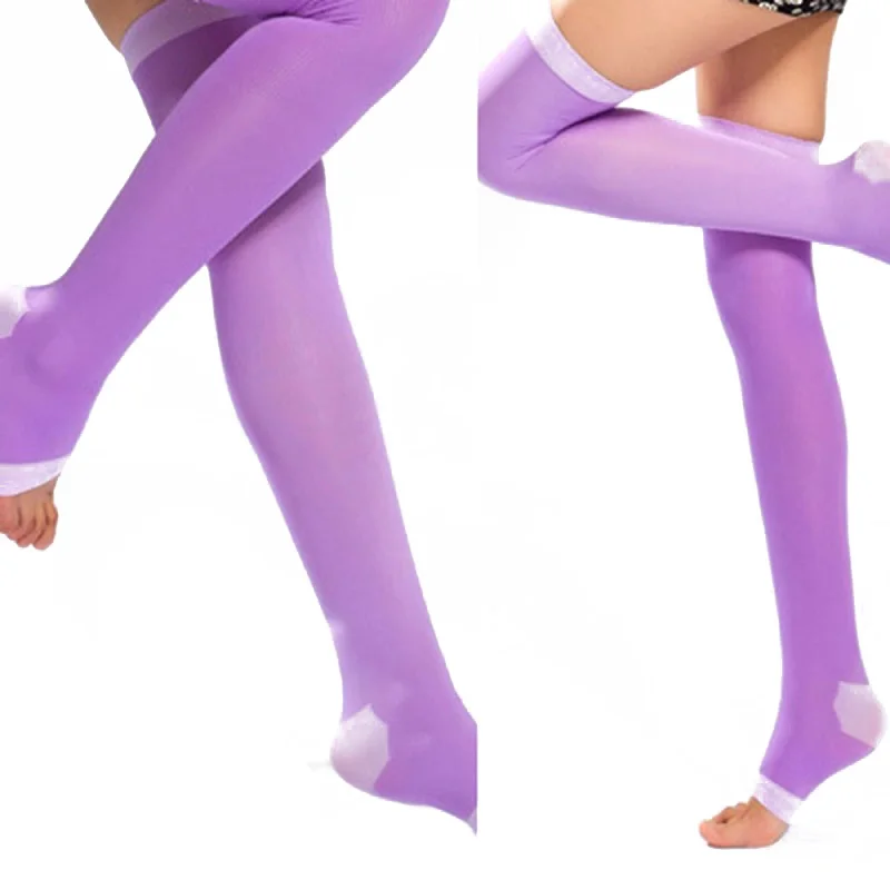 

Professional 420D Compression Stockings Legs Anti Varicose Fat Burning Stovepipe Lycra Women Stockings Sports Elastic Stockings