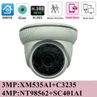 43MP 940nm невидимый Инфракрасный NT98562 + SC401AI IP потолочный купол Камера 2560*1440 24 светодиодами и ИК-подсветкой дальностью действия IRC VMS XMEYE H.265 ONVIF радиатор P2P