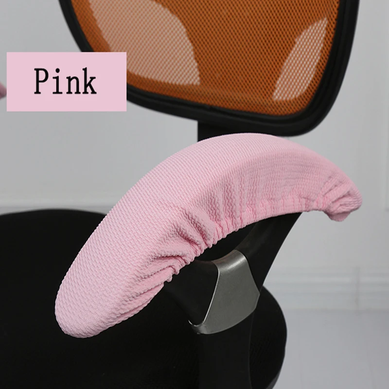 Новый стиль 1 пара эластичный чехол для подлокотников с вышивкой офиса на