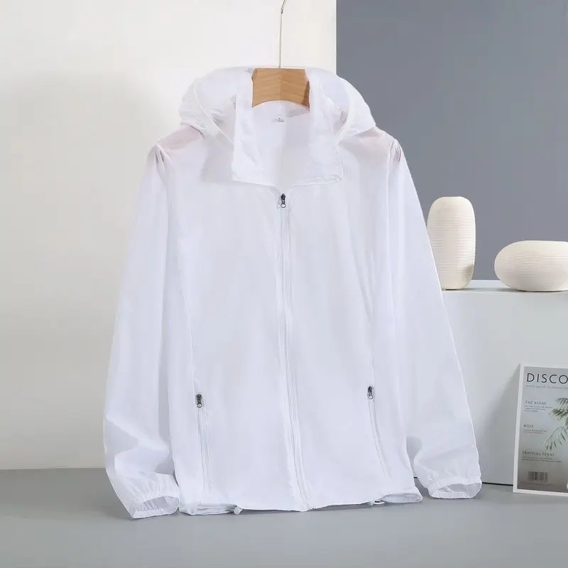 

2021 New Spring Summer Women's Sports Jacket Sunscreen Clothing For Men Ultra-Thin UV-Resistant Quick-Drying Outdoor Windbreaker
