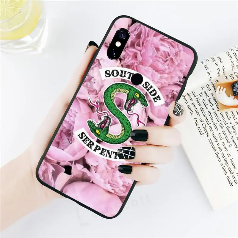 

Serpent icon Riverdale snake logo Phone Case For Xiaomi Redmi note 7 8 9 t k30 max3 9 s 10 pro lite