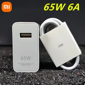 xiaomi 65w fast charger original charge adapter notebook tablet charging 6a for xiaomi mi 10 pro redmi note 9 10 pro mi 9 k30 free global shipping