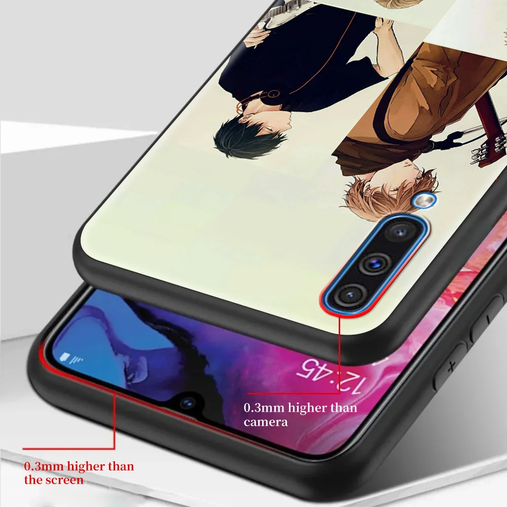 

Japan Given Anime Case For Samsung Galaxy A50 A70 A30 A40 A10 A10e A10s A20 A20e Black Soft TPU Phone Shell Cover Coque Fundas