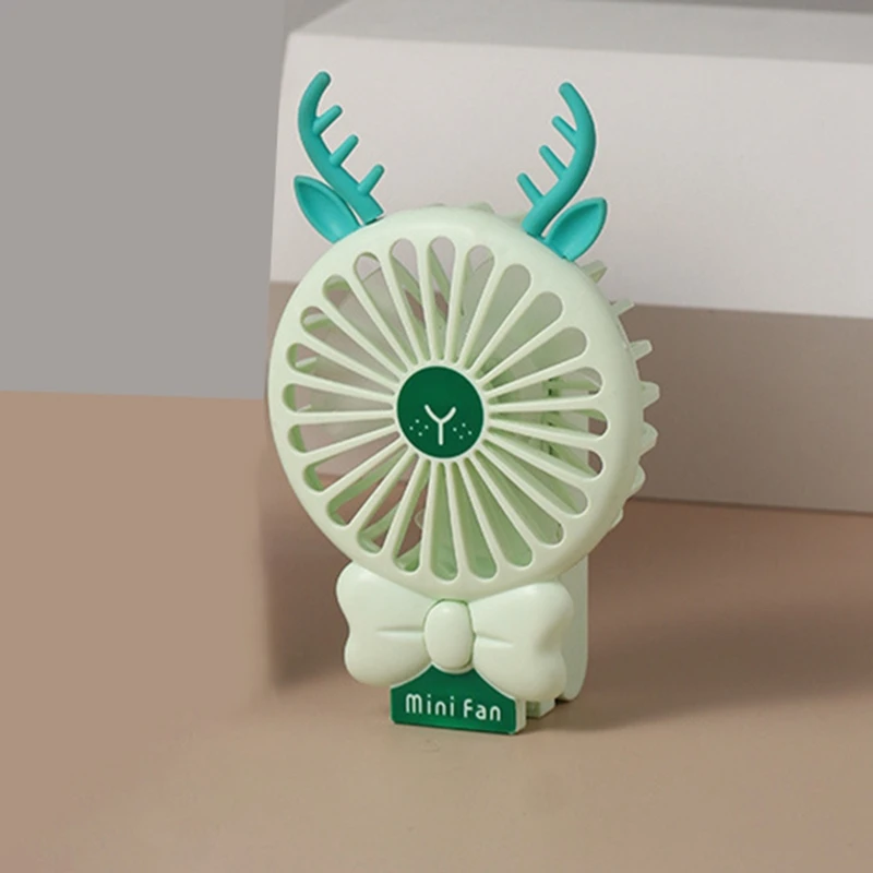 Складной портативный вентилятор Перезаряжаемый и 3 скоростной мини