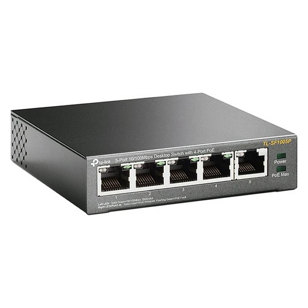 Настольный коммутатор TP Link TL SF1005P PoE LAN 10/100 металл|KVM-переключатели| |