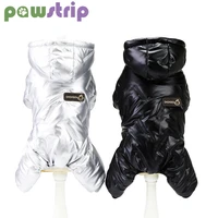 winter pet dog clothes thicken warm cotton jacket for small medium dogs waterproof puppy jumpsuit chihuahua teddy pet clothing