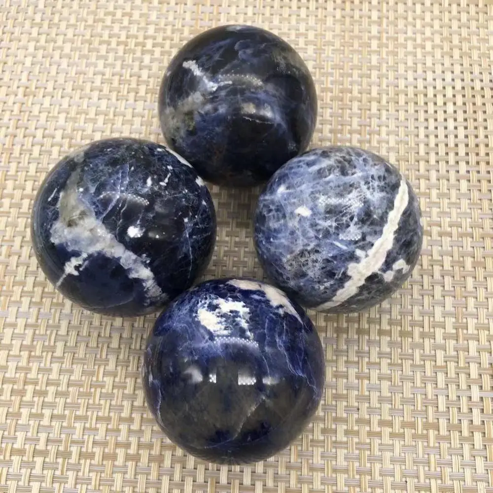 Sodalite Сфера кварцевые Минеральные Кристаллы натуральные драгоценные камни шар
