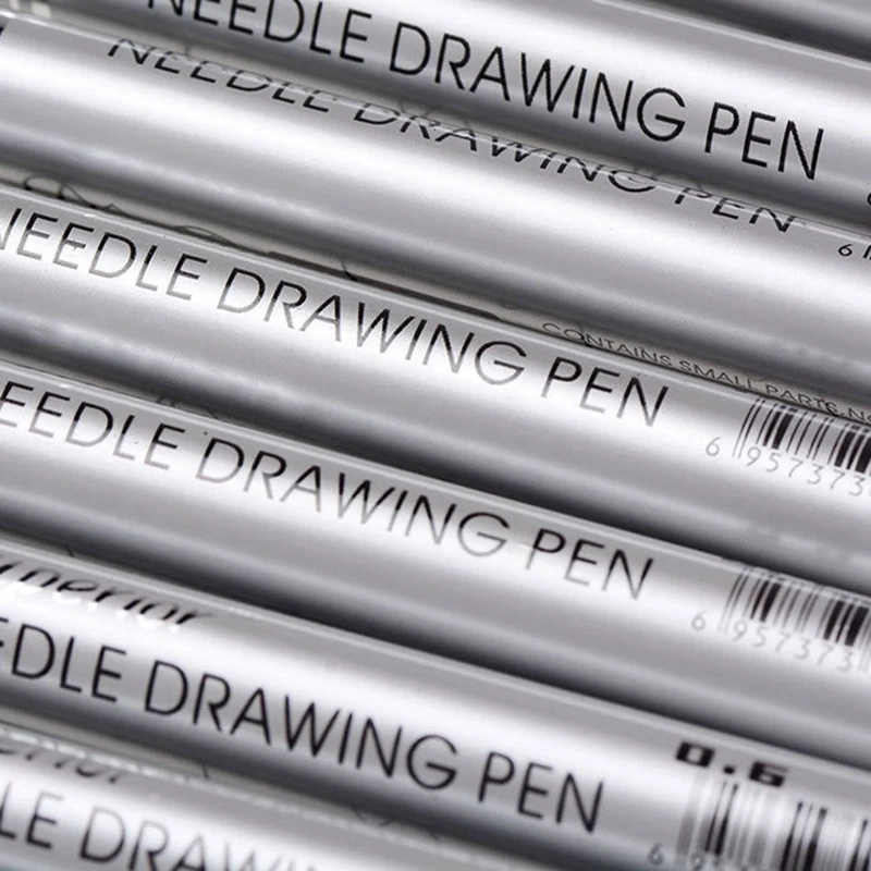 Превосходные 10 шт. иглы тонкая фотография водостойкий пигмент маркер для