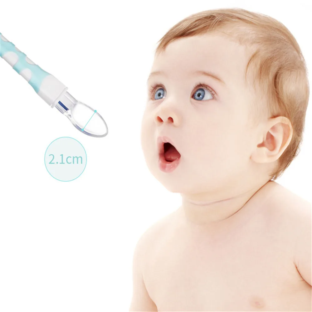 

Детская безопасная силиконовая ложка с мягкой головкой, жираф, детские столовые приборы, детская ложка Vajilla De Bebe для обучения кормлению, пос...