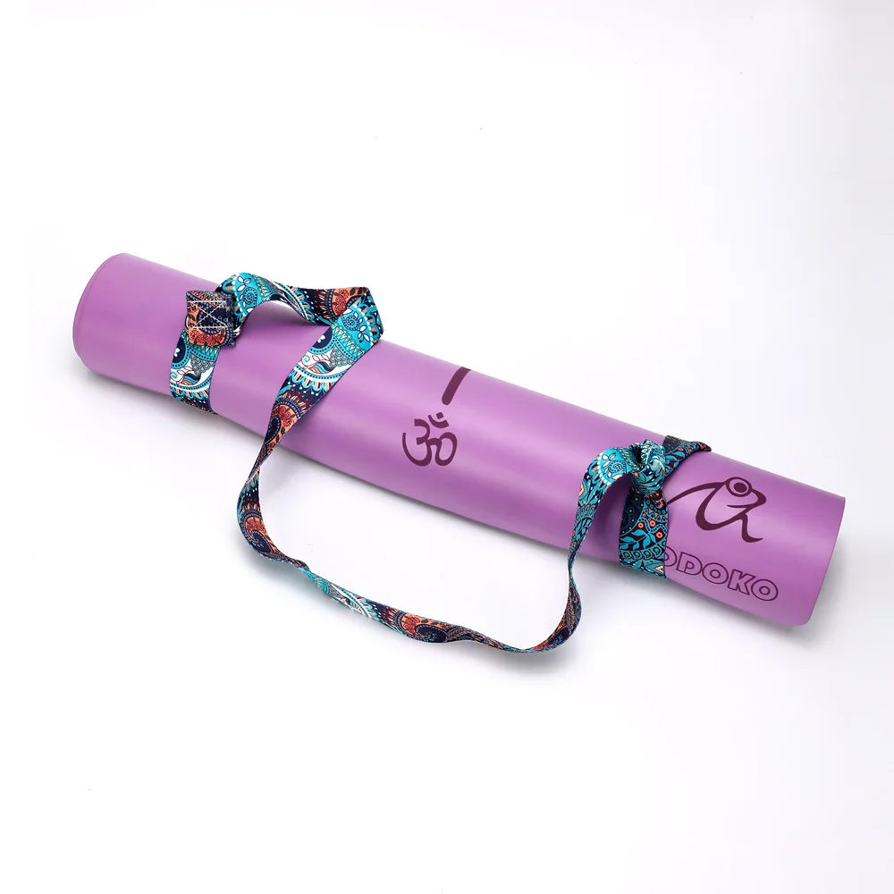 Yoga Mat Strap Belt Adjustable Multi-Colors Sports Sling Shoulder Carry Pilates Exercise Stretch Tape Elastic Fitness Rope | Спорт и