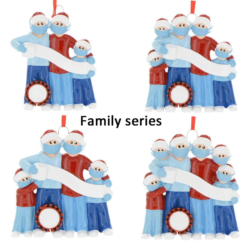 4 Styles Baby Novelty Toys Family DIY Handwritten Name Fashion Snowman Christmas Tree Pendant New Year Decoration Hot Sale | Игрушки и