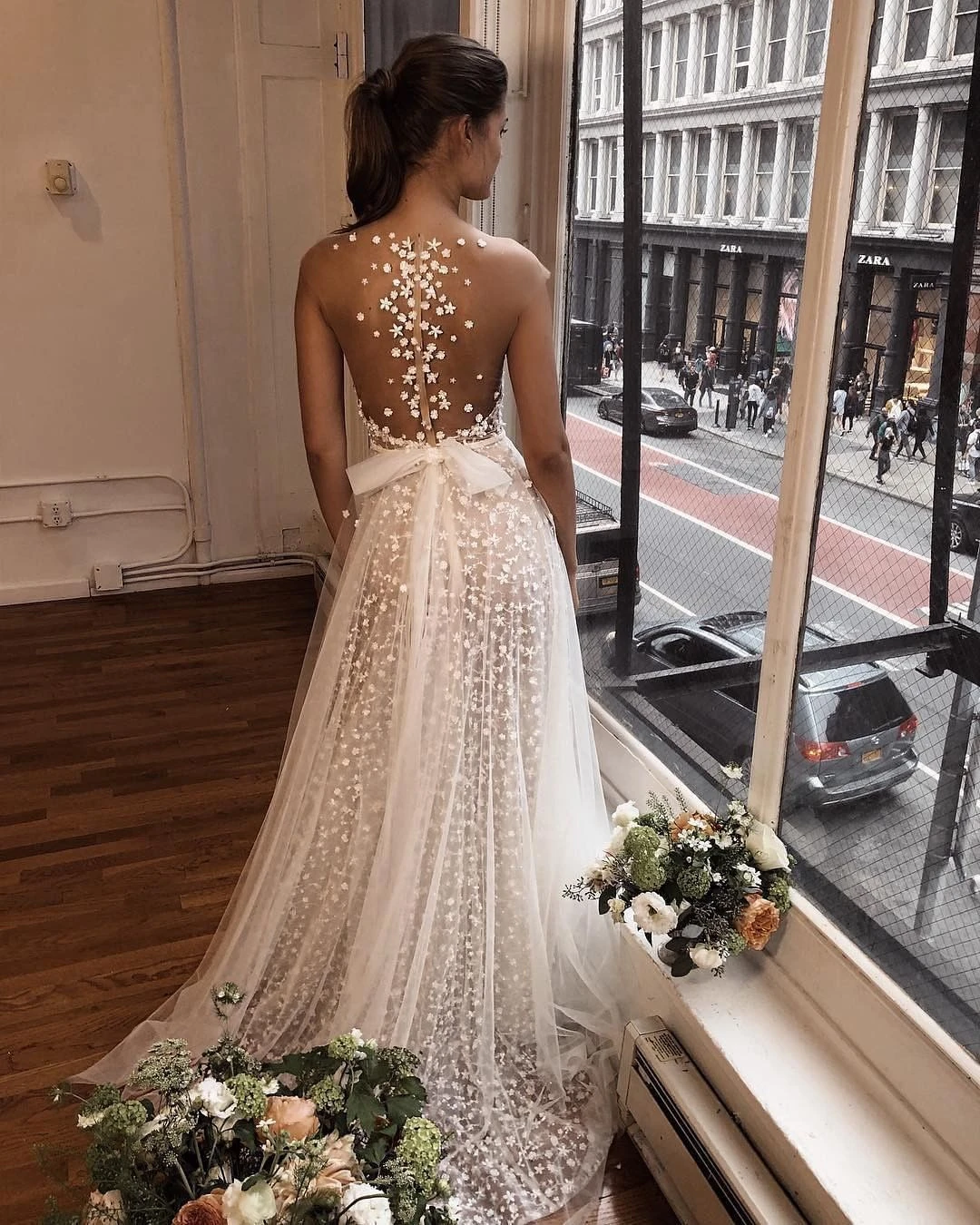 Vivian's Bridal Необычные кружевные аппликации летнее пляжное свадебное платье Милая