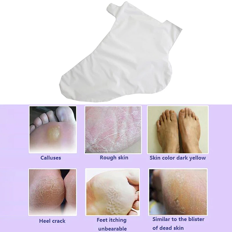1pair=2pcs Baby Foot Mask For Legs Lavender Extract Peeling Dead Skin Exfoliating Pedicure Socks Peel | Красота и здоровье