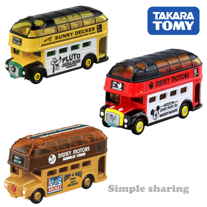 

Takara Tomy Tomica Disney Motors World Tour Sunny Decker Chip & Dale Pluto Mickey Mouse