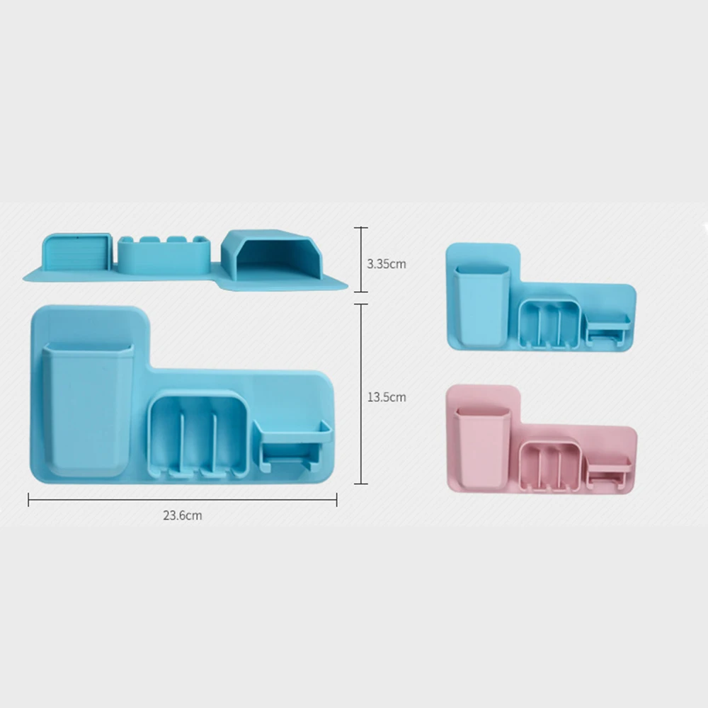 Силиконовый держатель для зубных щеток на присоске|Держатели и пасты| |
