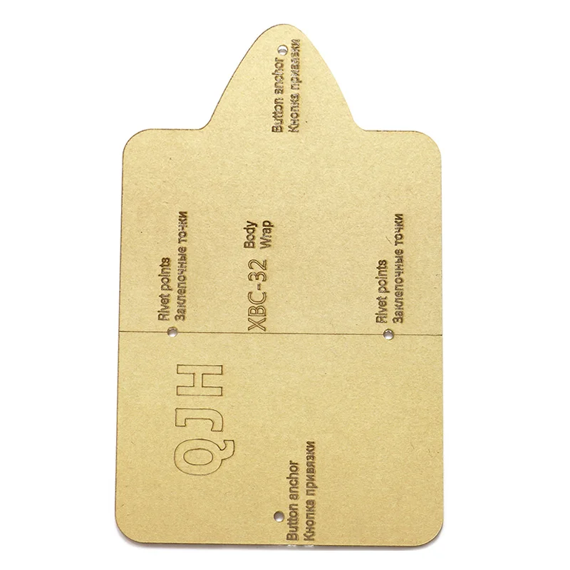 New Leather Craft Fashion Personality Card Package ID Sewing Pattern Hard Kraft Paper and Acrylic DIY Template 11*7cm | Дом и сад