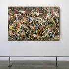 Обои, Джексон Поллок, холст, картина, печать, гостиная, украшение для дома, современные украшение на стену, живопись маслом постеры, картины, рамка