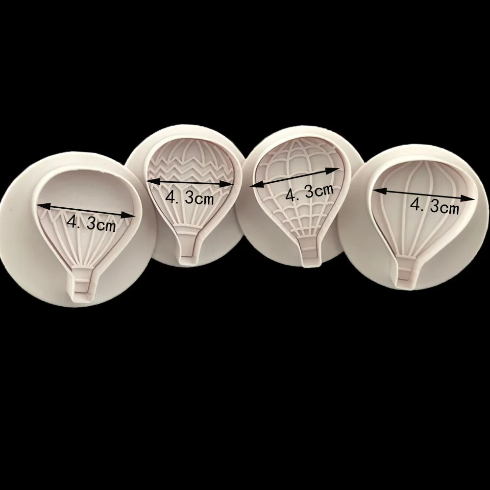 4 шт./компл. воздушные шары печенье помадка торт силиконовые формы для