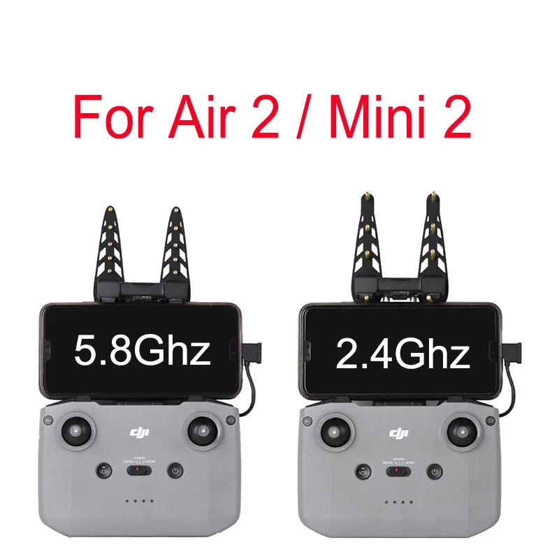 

Antenna Amplifier for Mavic 3 Air 2/2S Mini 2 5.8 2.4 Ghz Remote Controller Signal Booster Antenna Range Extender Accessories