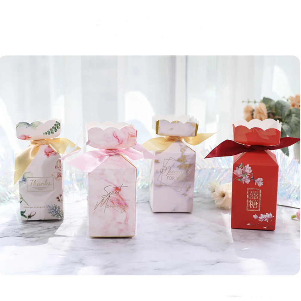 Мраморная коробка для конфет свадебные сувениры и подарочные коробки новая