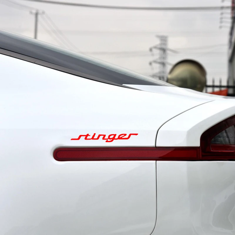 

4 шт., наклейки на автомобиль Kia Stinger