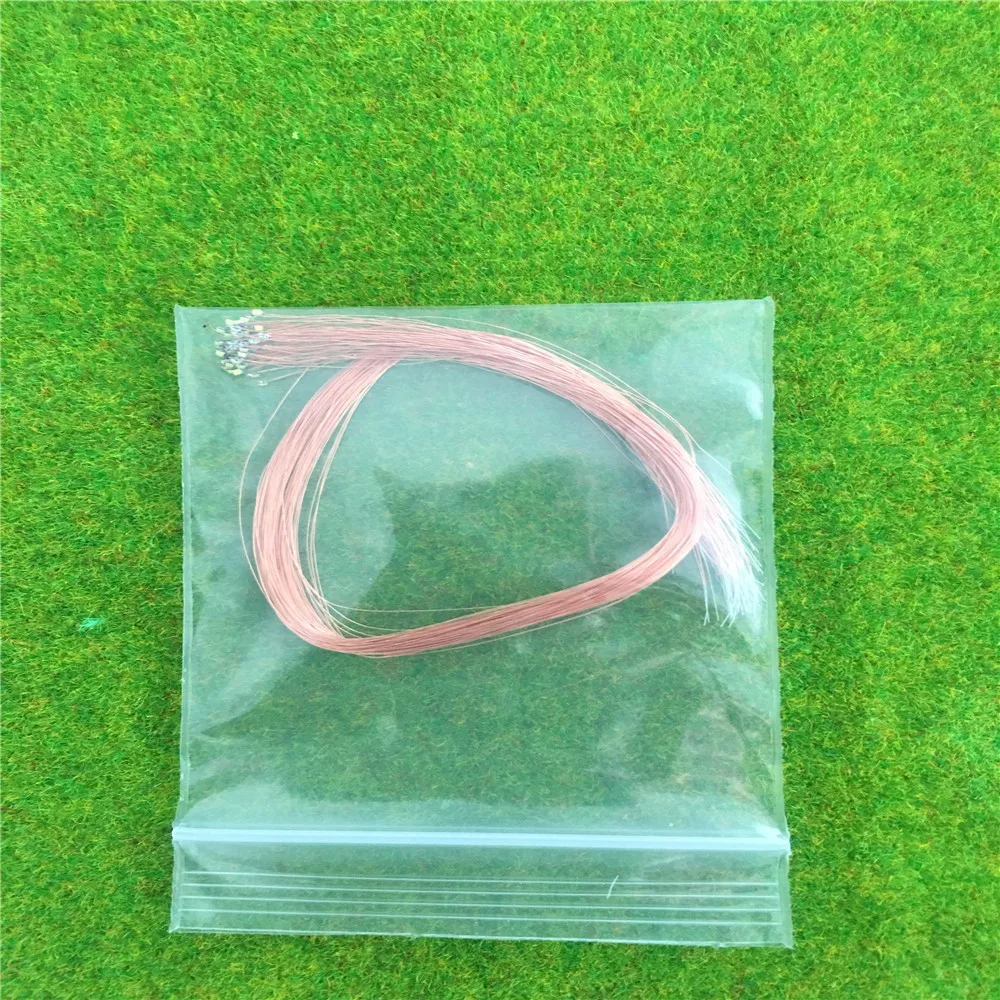 50 шт. 0402 SMD светодиодный светильник со шкалой HO N OO, предварительно припаянный micro litz проводной светодиодный провод 20 см для освещения diorama - Цвет: white