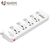 universal power board individual switch usb extension lead socket outlets travel adapter 4usb 3 4a