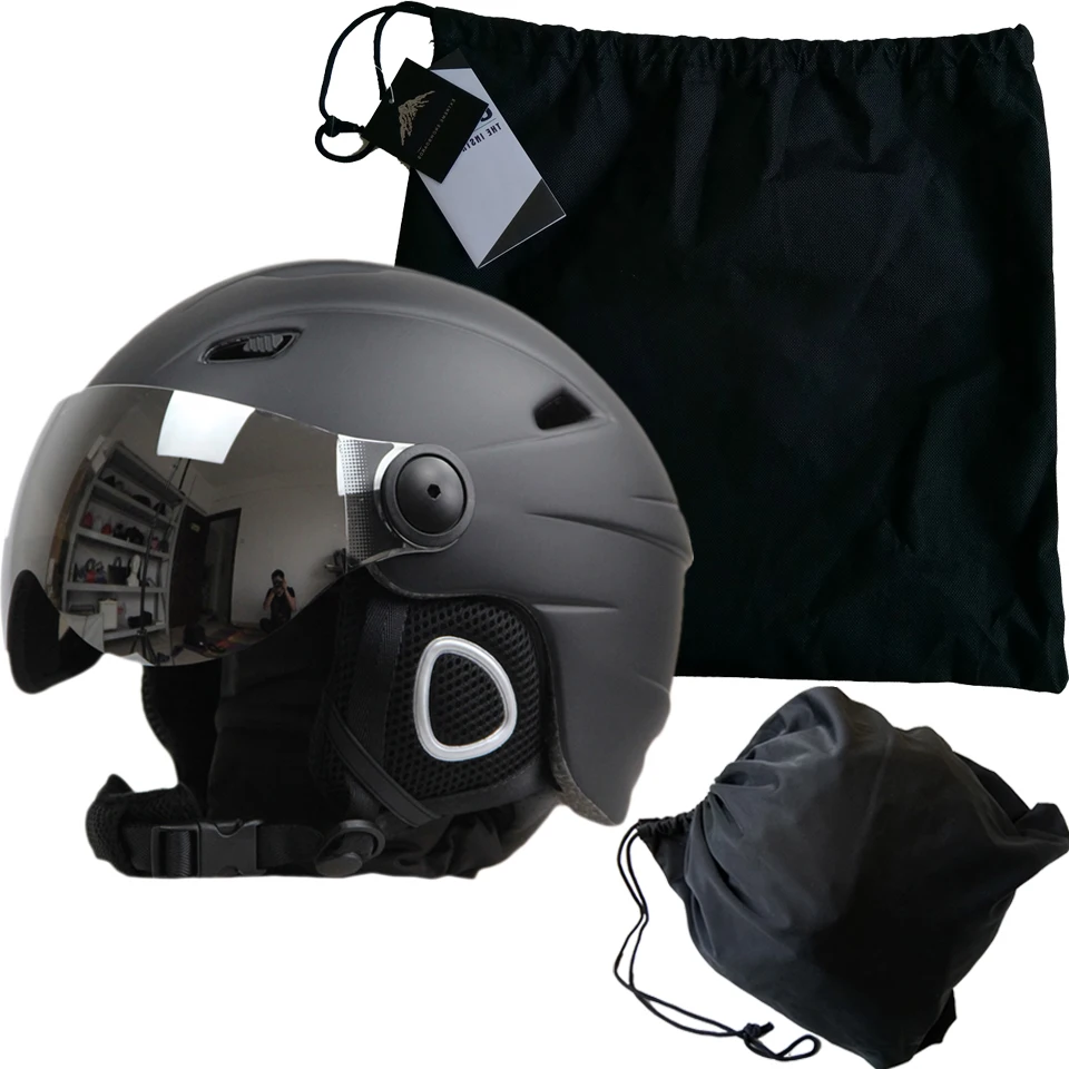 Универсальные Черные Портативные Сумки для лыжного шлема рюкзак переноски сумка