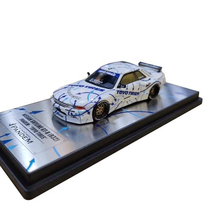 1:64 Skyline R32 Ограниченная серия GT R ракеты кролик брелок для автомобильных ключей