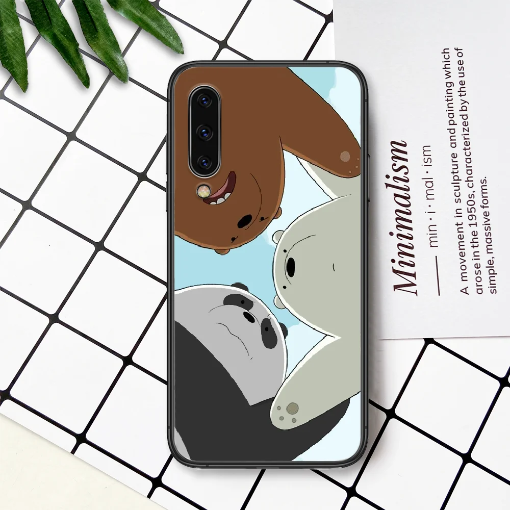 

Cartoon Cute bears Phone Case For Samsung Galaxy A 3 5 7 8 10 20 20E 21S 30 30S 40 50 51 70 71 black Back Tpu Waterproof Fashion