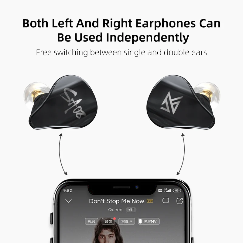 Беспроводные наушники KZ SA08 TWS 8BA Bluetooth 2020 Спортивная гарнитура с сенсорным