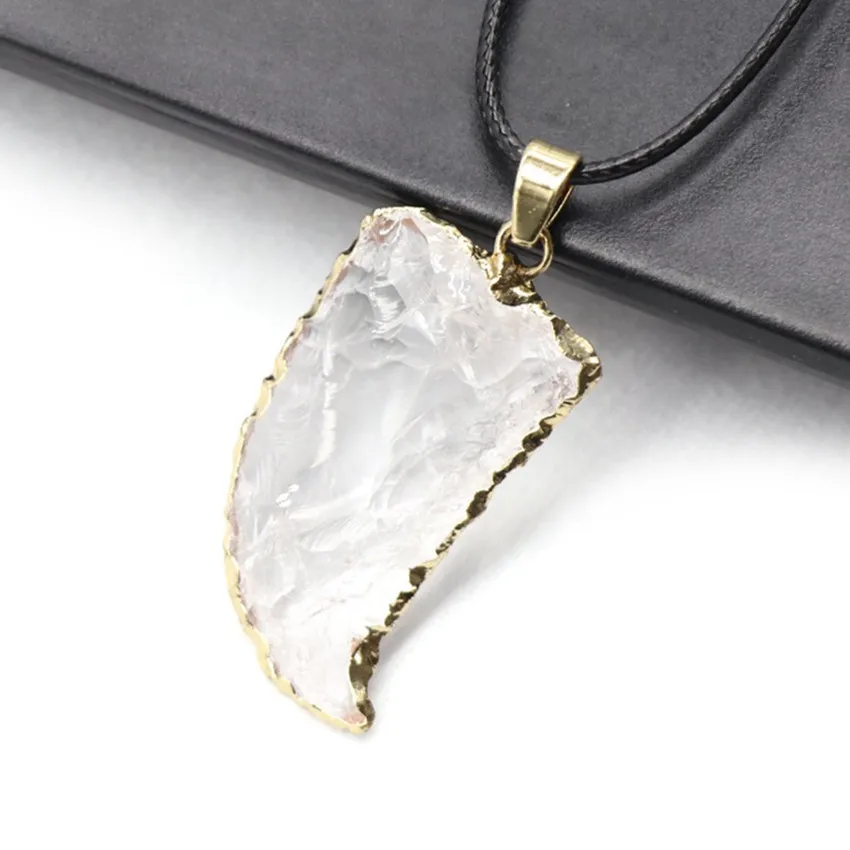 FYJS уникальный светильник желтое золото цвет Роговая форма Натуральный горный