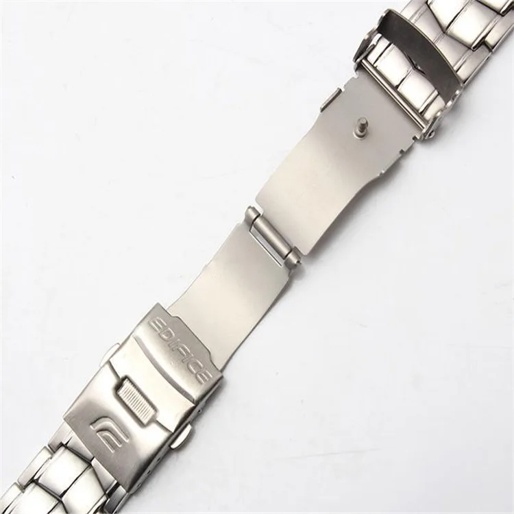 

Watch Accessories Strap FOR Casio EF312 539 524 534 501 543 544 527 563 500 550 Watch Bracelet Solid Steel Watch Band Watch Belt