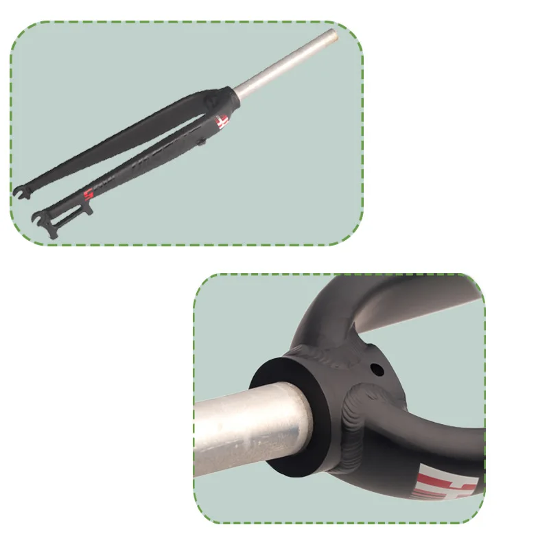 Вилка для горного велосипеда матовая 3K вилка из углеродного волокна 1-1/8 дюйма