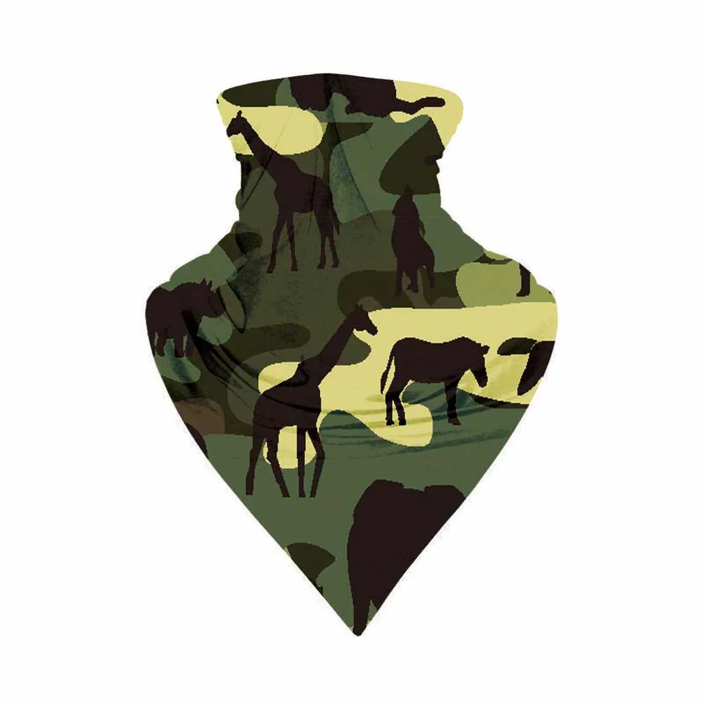 1 шт. бандана шарф Камуфляжный с УФ вырезом спортивный мужской волшебный головные