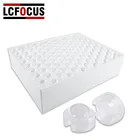 10 шт. 13 мм Мини ИК объектив 15 30 45 60 90 градусов линзы не держатель для 1 Вт 3 Вт 5 Вт Высокая мощность светодиодный COB выпуклый рефлекторный коллиматор