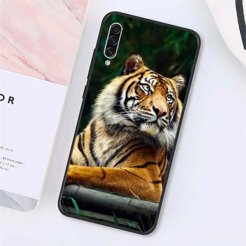 

tiger forest animal Phone Cases For Samsung galaxy S 9 10 20 A 10 21 30 31 40 50 51 71 s note 20 j 4 2018 plus Luxury brand