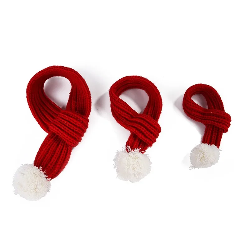 Pet scarf fashion creative pet Teddy cat universal knit warm soft red Christmas jewelry cute accessories 2019 new | Дом и сад