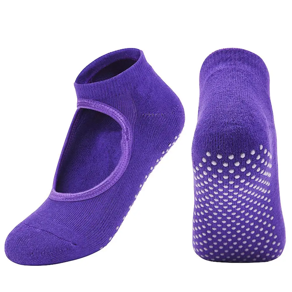 

1Pair Anti-slip Sports Socks Fitness Dance Pilates Socks Yoga Shoes Professional Indoor Yoga Socks Five Toe Women Ballet Socks