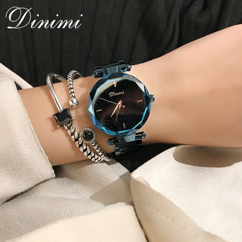 Часы наручные Dimini женские кварцевые модные роскошные водонепроницаемые