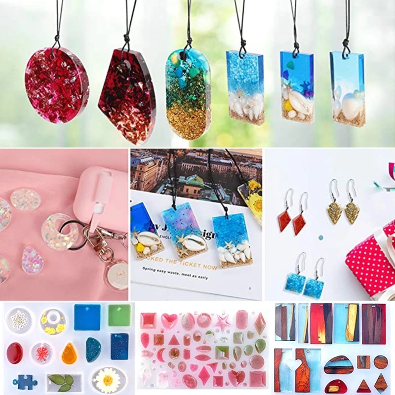 

1 Set Crystal Epoxy Resin Mold Alphabet Letter Number Pendants Casting Silicone Mould DIY Crafts Jewelry Keychain Making Tools