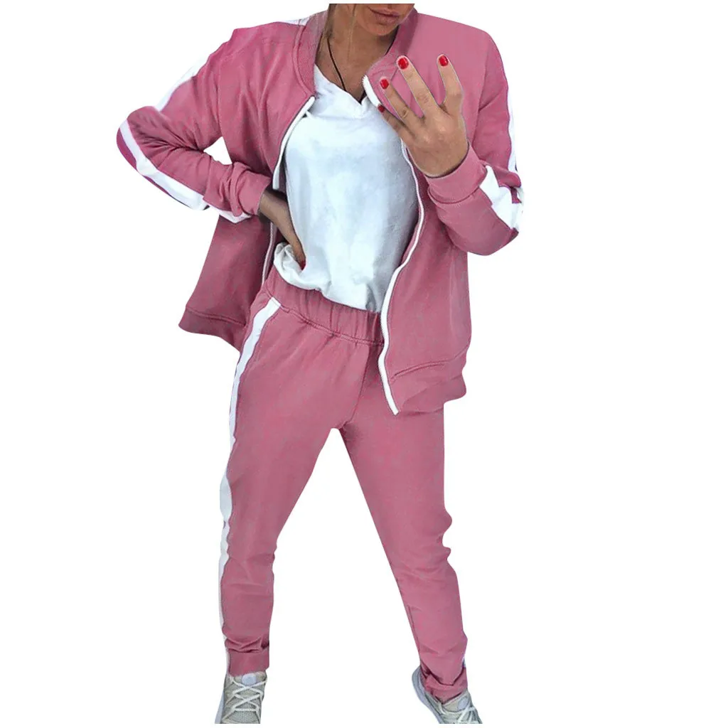 Женский спортивный костюм комплект из двух предметов топ и штаны в европейском