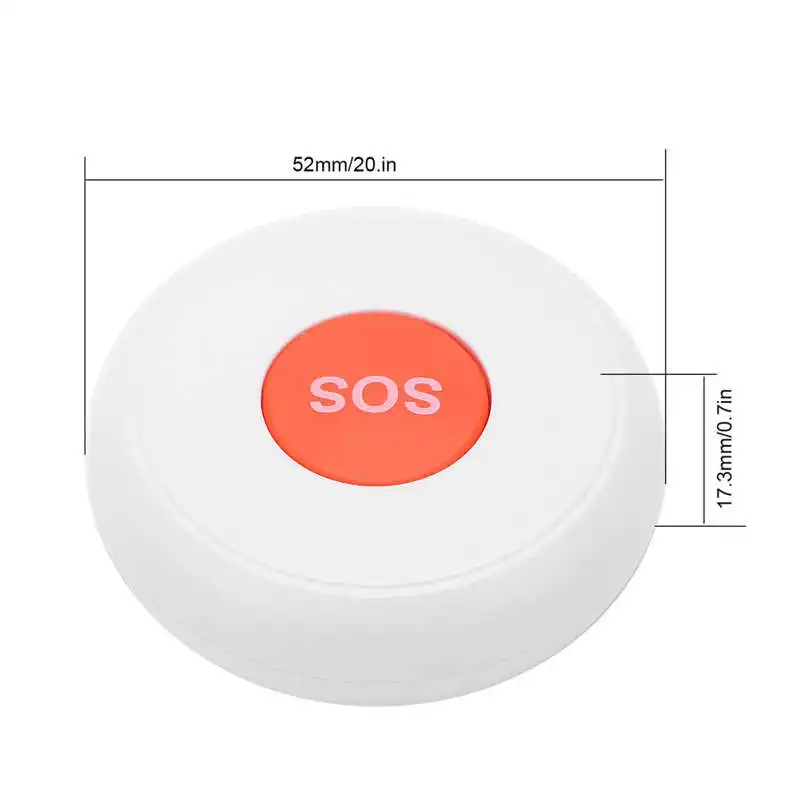 Кнопка SOS ZigBee с Wi-Fi сенсорная система сигнализации для пожилых людей со шнурком