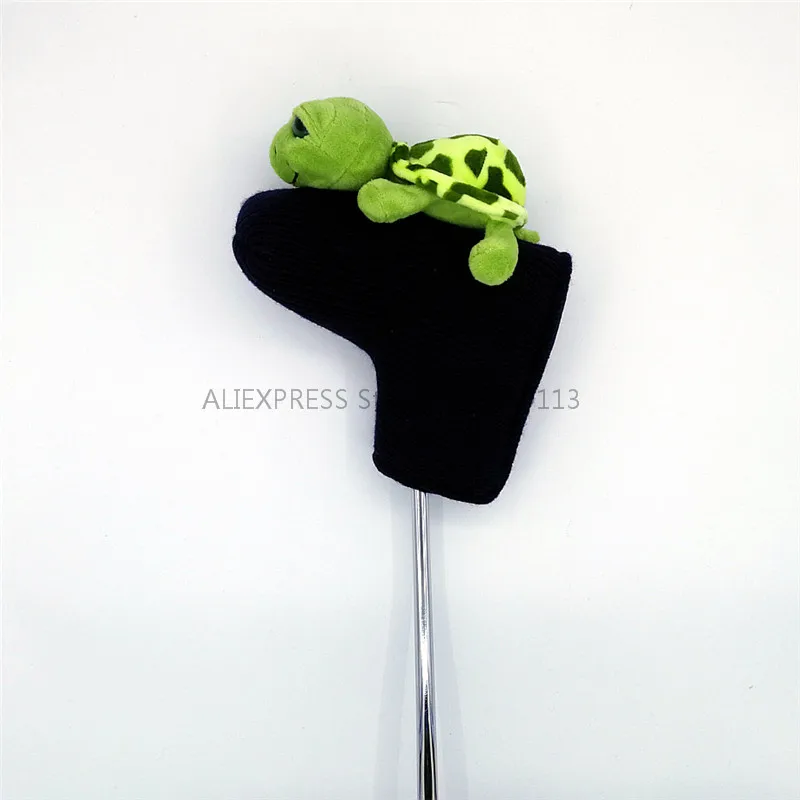 Милая накладка на голову в виде животного с лезвием клюшки для гольфа вязаные