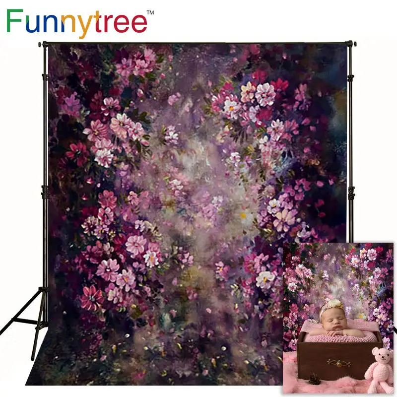 Фон Funnytree для фотосъемки с цветами весенний свадебный фон фотостудия