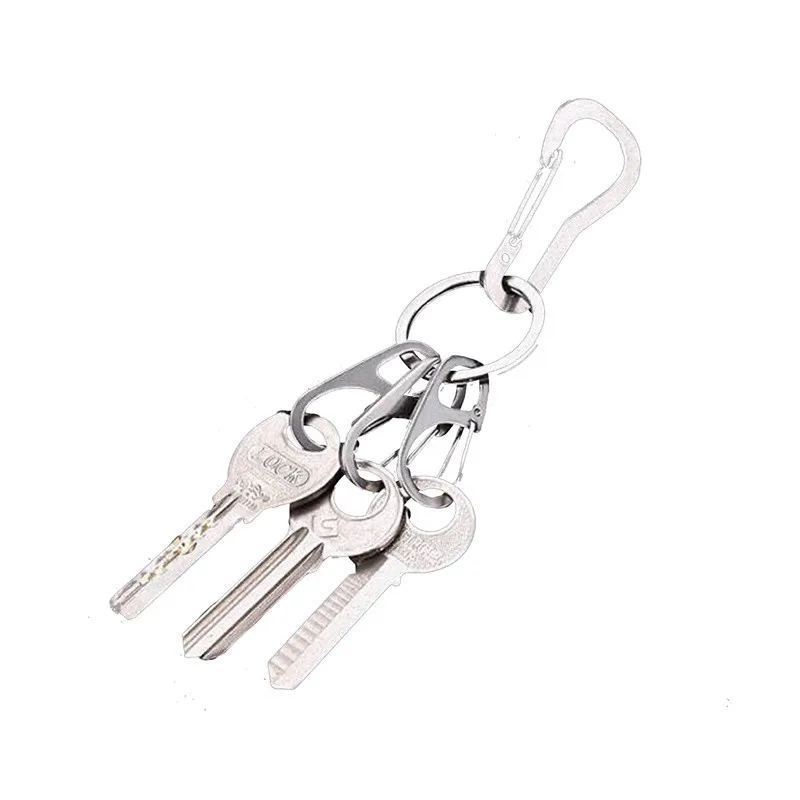 

10 PCS Carabiners Mini Outdoor Camping Survival Climbing Snap Spring Backpack Clasps Keychain Survival Gear Hooks