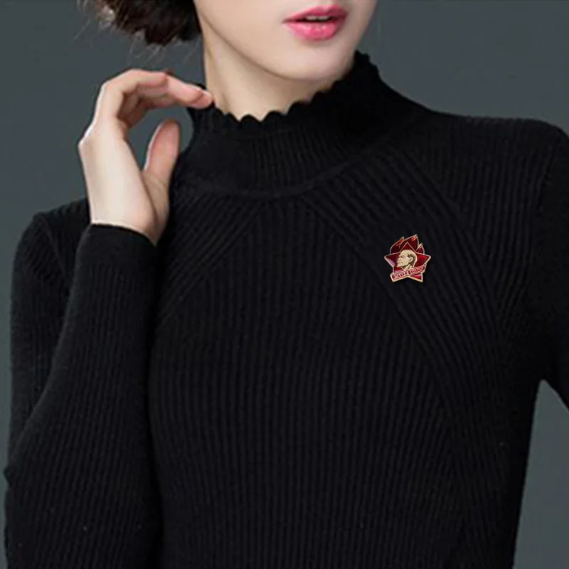 Lenin-Pioneer pin Soviet Communism October Revolution brooch vintage collectible badge | Brooches